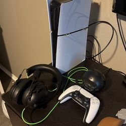 PS5 Digital Bundle with Headset and Blue Snowball Mic