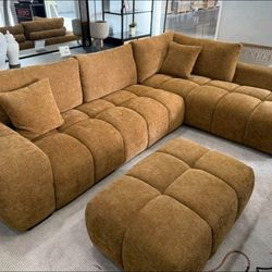 Sectional Sofa Modern mushroom couch cozy amber