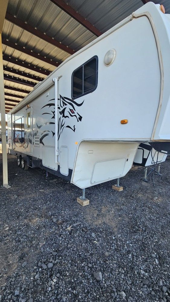 34 Foot Forest River Toy Hauler