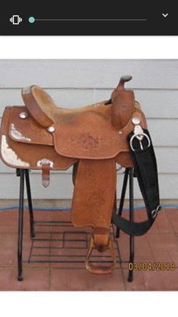 Double jj western pleasure saddle