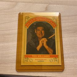 Ted Williams Baseball Card