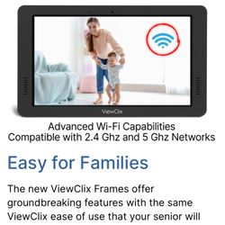 VIEW CLIX SMART DIGITAL VIDEO CALL/PICTURE FRAME