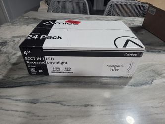 NEW- 24 Pack Led Recessed Downlights