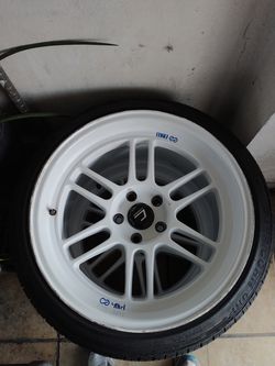 18" inch Enkei wheels and tires complete sets of 4