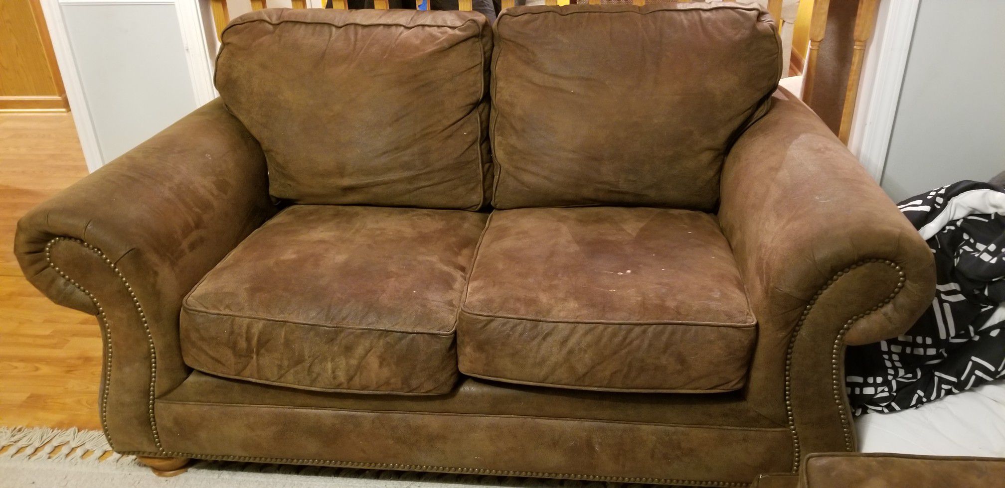 Couch and loveseat microfiber