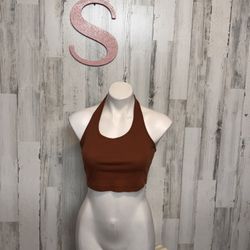 Brown Crop Top 