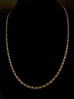 22" 2mm 10KT 4.1G TRI COLOR CHAIN #34277