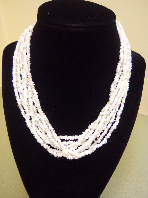 Eight Tier Beaded Necklace 