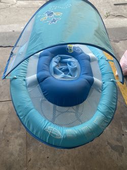 SWIMWAYS Baby Spring Float With Canopy