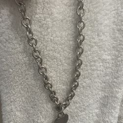 Tiffany Silver Chain Choker 