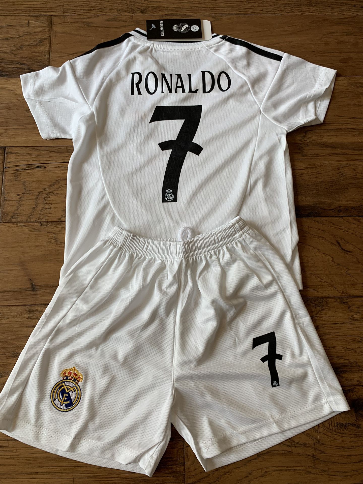 Ronaldo Kids Jersey Set - Real Madrid Youth Large 28