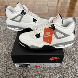 Air Jordan 4 Retro White Cement 2025 Size 12