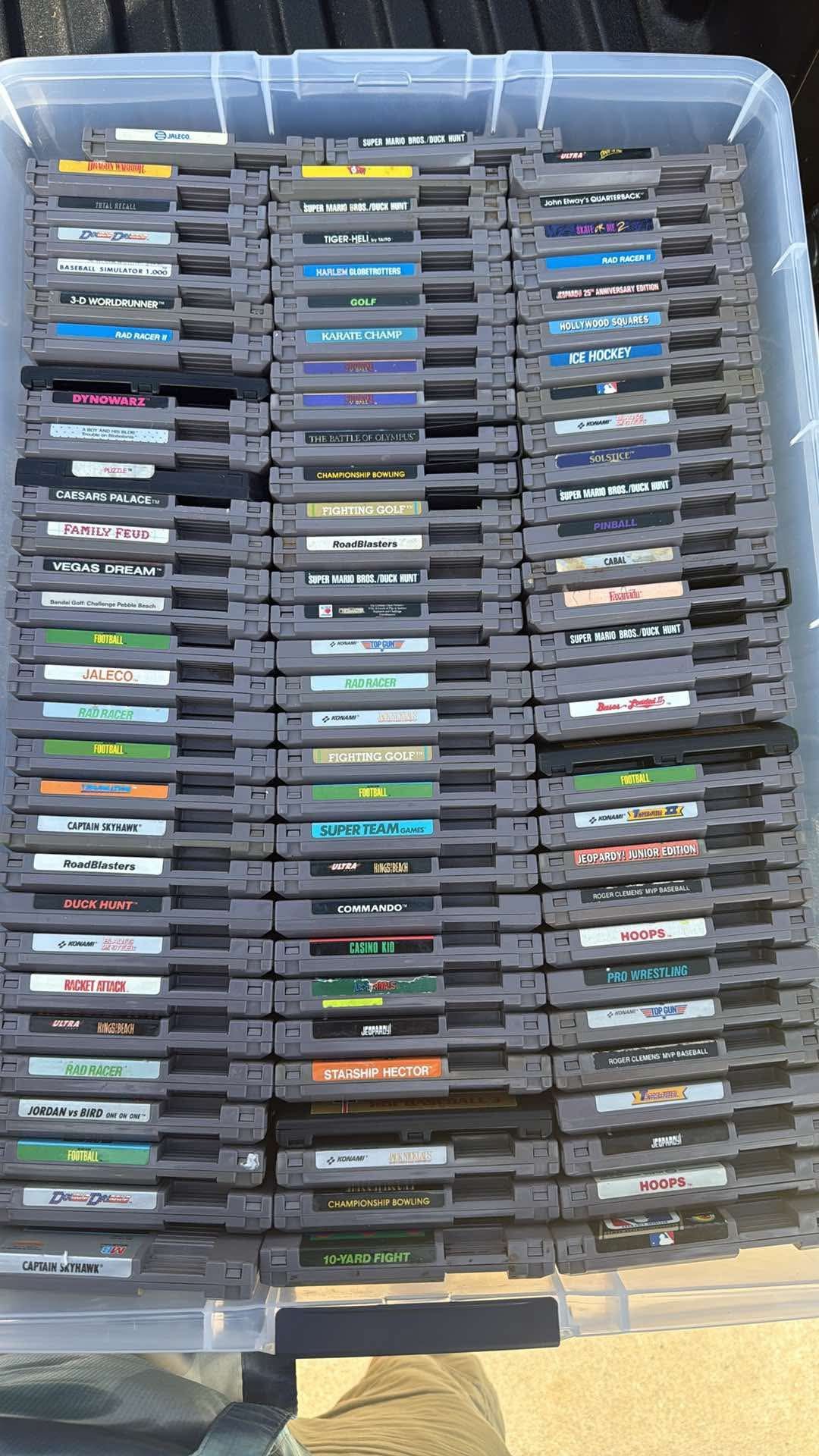 Nintendo NES GAMES $10-$20 each Or all 136 games with the Mike Tyson game for $1,180.00 firm!!
