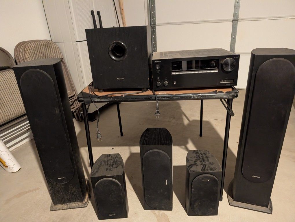 Pioneer Speaker System Set Up 7pc