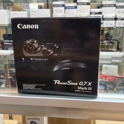 Canon Powershot G7X Mark III