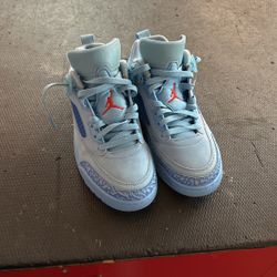 All Blue Jordan’s Size 8 
