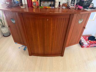 Wooden party bar