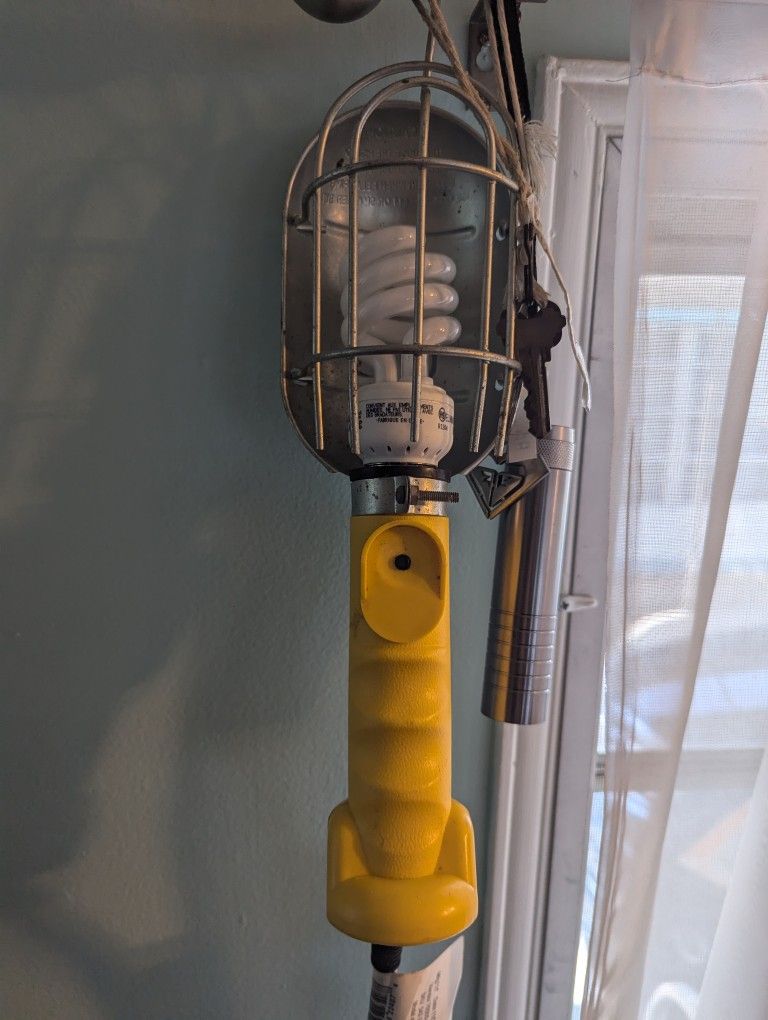 Work Light With Metal Guard