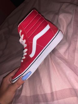 Red high top vans