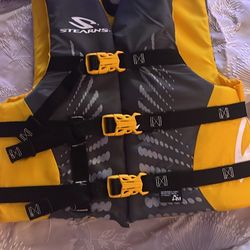 New With Small Flaw Stearns Coast Guard Approved Youth Life Jacket 50-90 Lbs