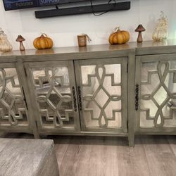 Houzz Mirrored Buffet Cabinet 