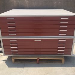Large 54” Mayline Flat File Cabinet