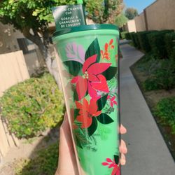 Starbucks Color Changing Floral Tumbler