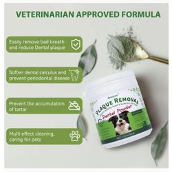 Dog Dental Cleaning Powder (4/5 ⭐️ on Amazon)