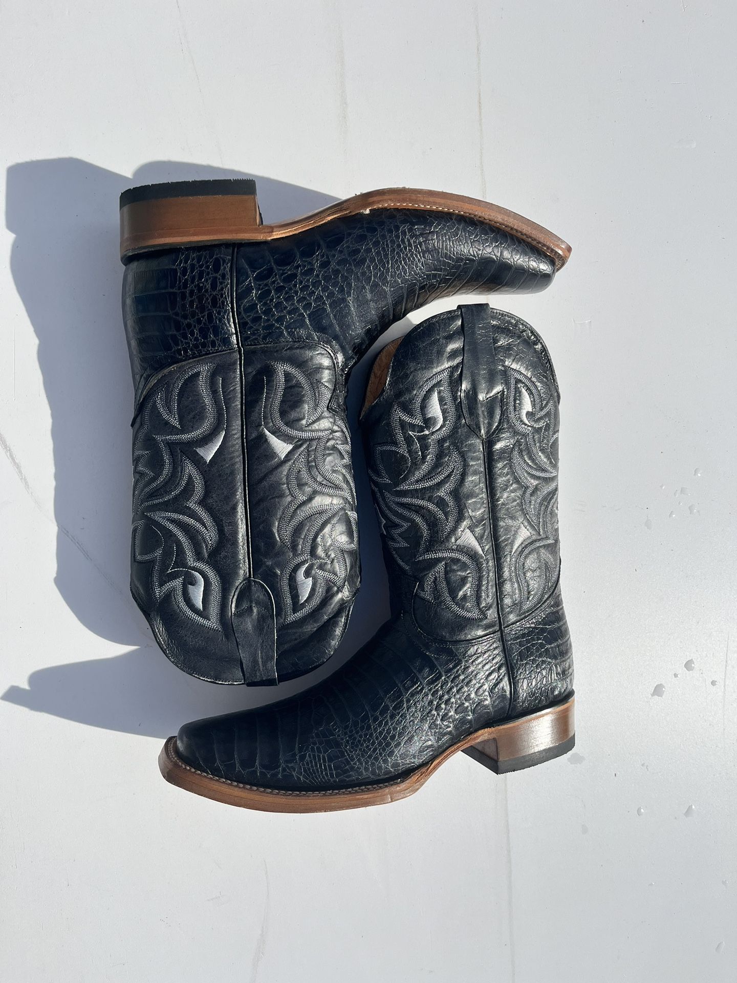 Men’s Senental Cowboy Boots (black). %50 OFF Sale