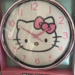 Hello Kitty, wall clock