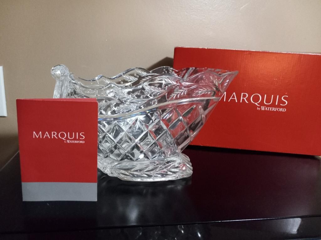 New-Marquise Waterford Crystal Bowl