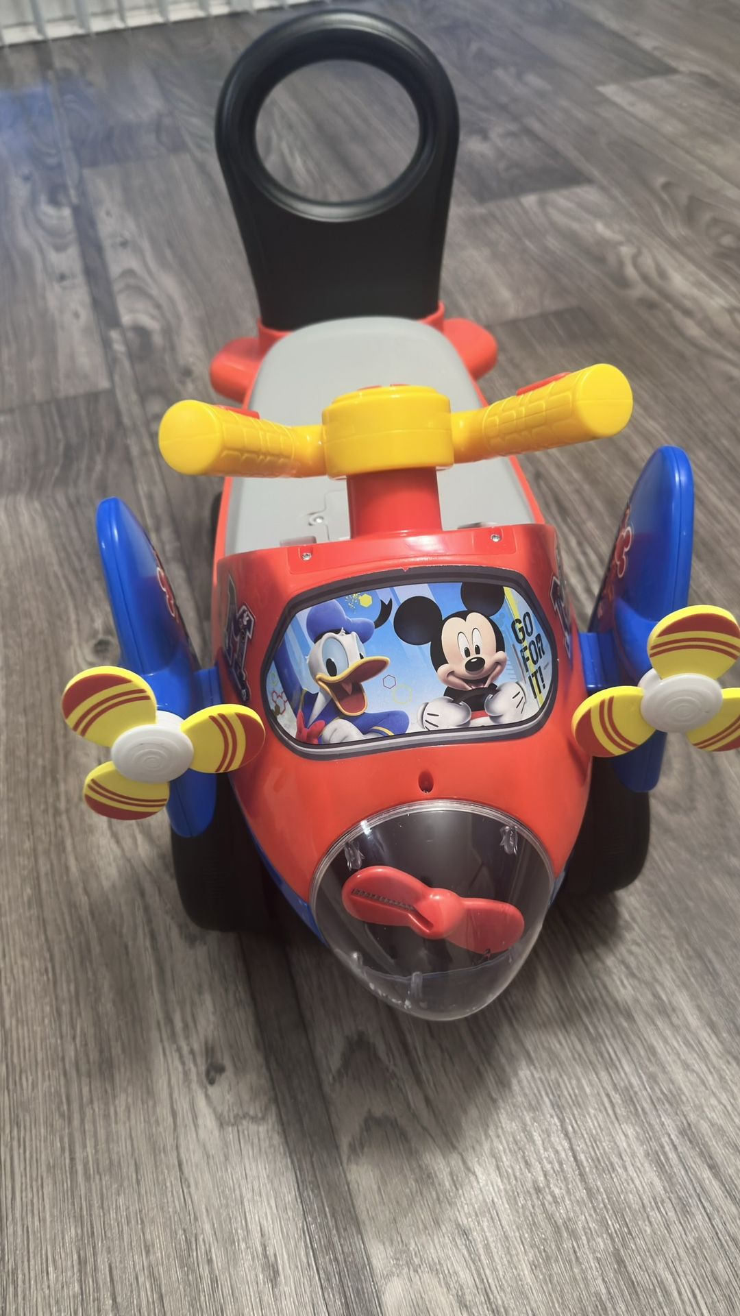 Kiddieland Animated Lights Mickey Activity Plane