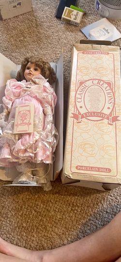 Classic Creations Hand Crafted Porcelain Doll