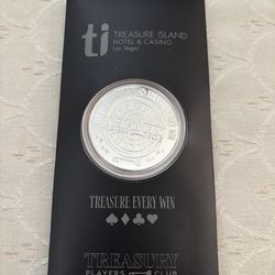 Treasure island players club commemorative coin
