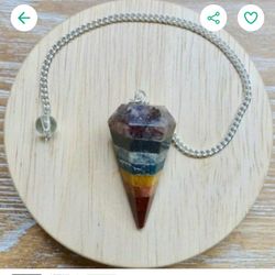 Pendulum genuine stone 7 chalkers heals balances your body