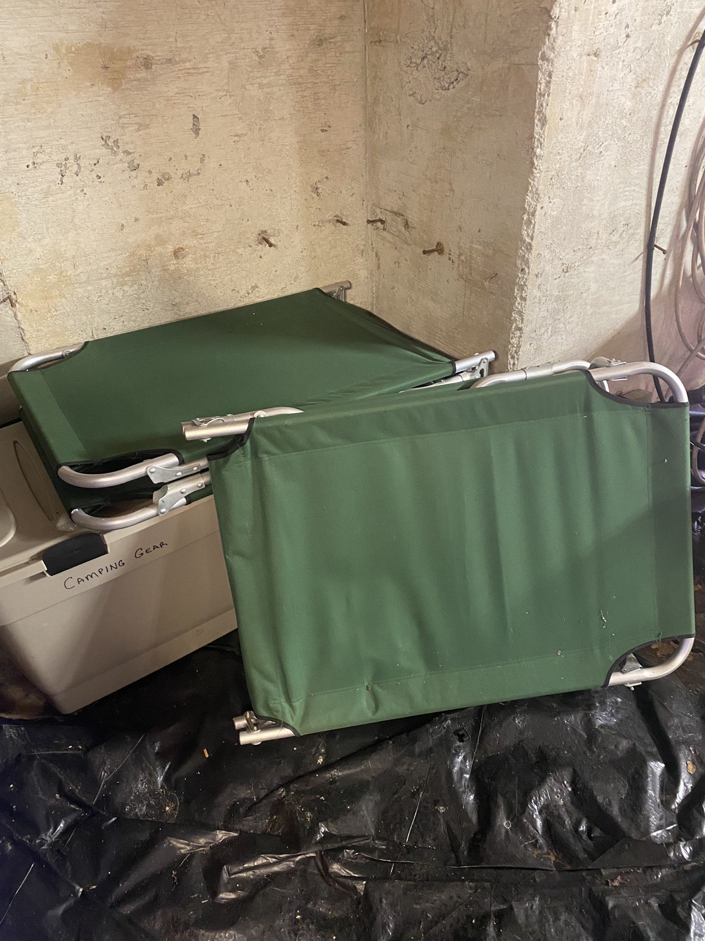 Camping Cot And Air Mattress $35 Each