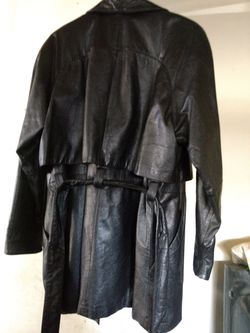 Wilson's leather coat 3/4 trench