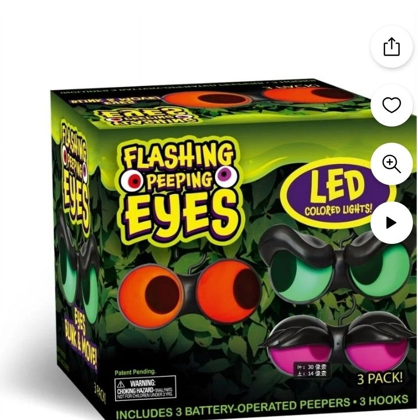 Flashing Peeping Eyes