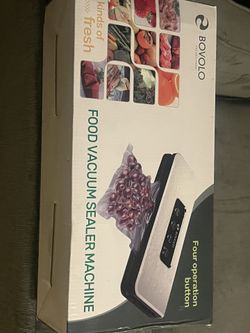BOVOLO Food Vacuum Sealer Machine – Like New!