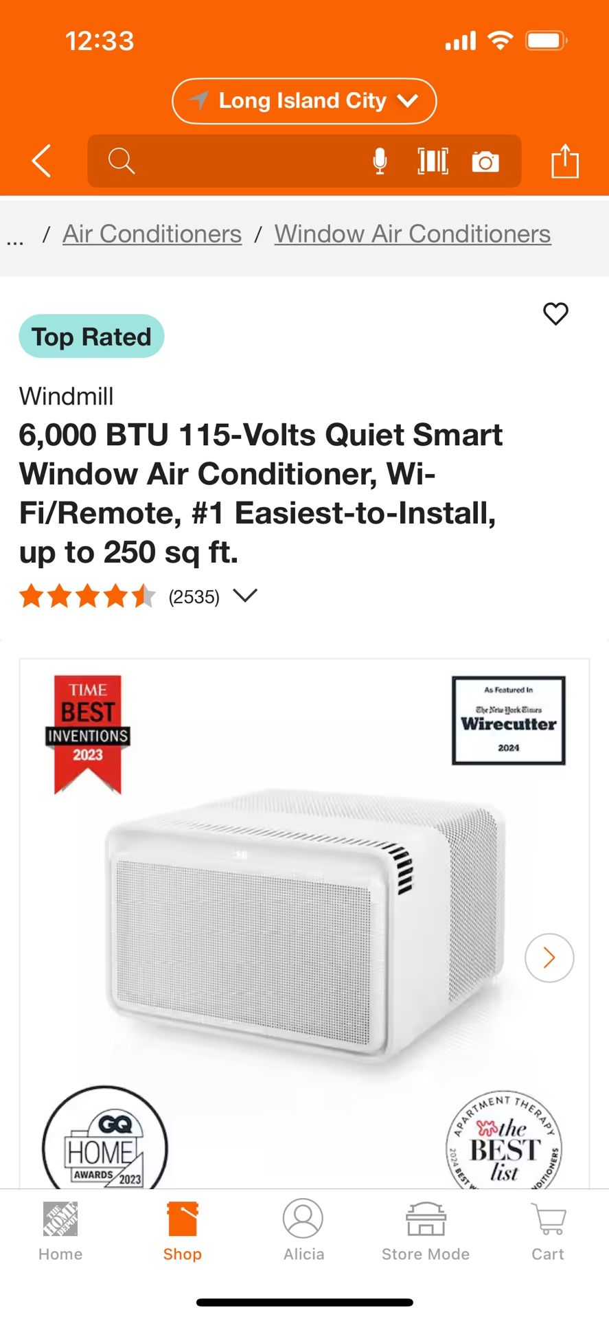 AC Window Air Conditioner Unit New In Box
