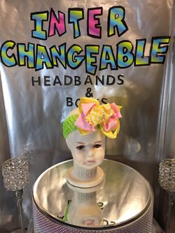 Girls interchangeable headband