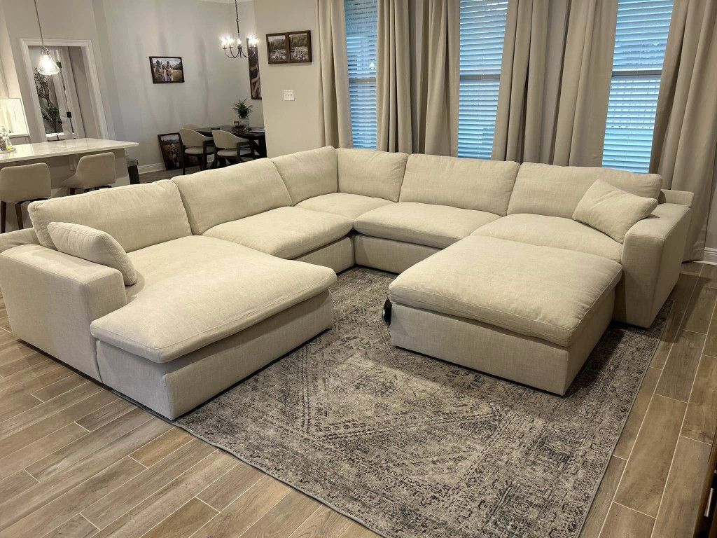 Take Home Pay Later Only $39 Down Payment 🌟Elyza Cloud Sectional Couch Set 🌟 Fast Delivery