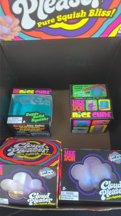 2 cloud pleasers 2 needoh nice cubes 2 butters