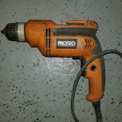 Ridgid R7000 3/8" Keyless Chuck Drill Delivers 6.5 Amps