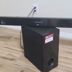 LG speaker and subwoofer