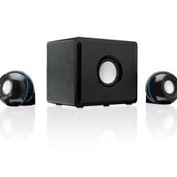 GPX 2.1 Channel Home Theater System with Subwoofer, Black, HT12B