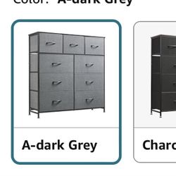 Dark grey dresser