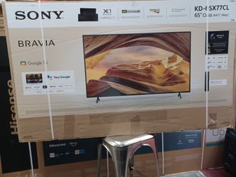 65" Screen Led Smart 4k By Sony Bravia 240htz Motion ratio.  Original Box SEALED