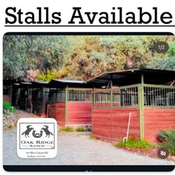 Box Stalls Available For Horse Boarding