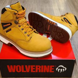 Wolverine Work Boots Size 9.5 For Men